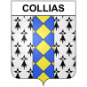 Stickers coat of arms Bazas adhesive sticker