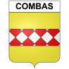 Stickers coat of arms Bazas adhesive sticker