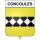 Concoules 30 ville Stickers blason autocollant adhésif