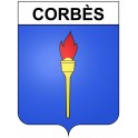 Stickers coat of arms Bazas adhesive sticker