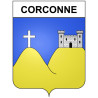 Stickers coat of arms Bazas adhesive sticker