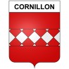 Stickers coat of arms Bazas adhesive sticker