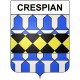 Crespian 30 ville Stickers blason autocollant adhésif