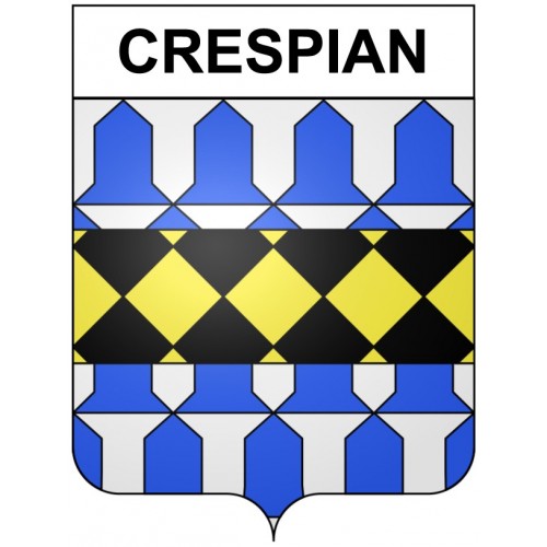 Stickers coat of arms Bazas adhesive sticker