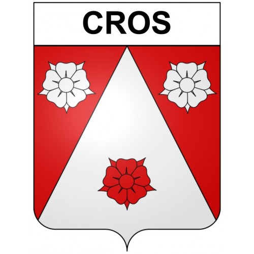 Cros 30 ville Stickers blason autocollant adhésif