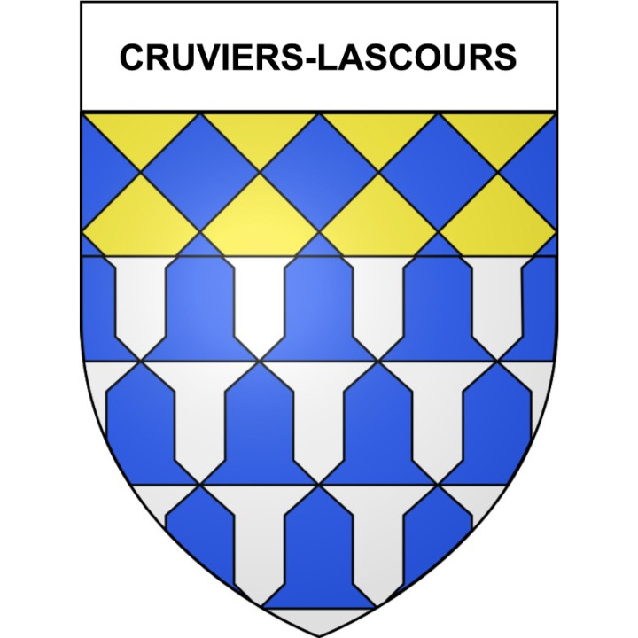 Stickers coat of arms Bazas adhesive sticker