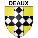 Deaux 30 ville Stickers blason autocollant adhésif
