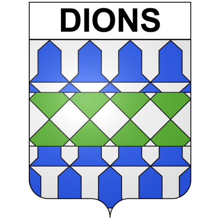 Stickers coat of arms Bazas adhesive sticker