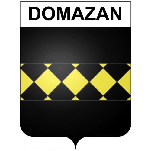 Domazan 30 ville Stickers blason autocollant adhésif
