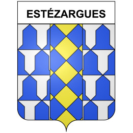 Estézargues 30 ville Stickers blason autocollant adhésif