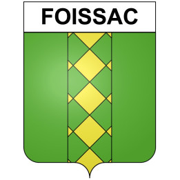 Foissac 30 ville Stickers blason autocollant adhésif