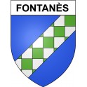 Stickers coat of arms Bazas adhesive sticker