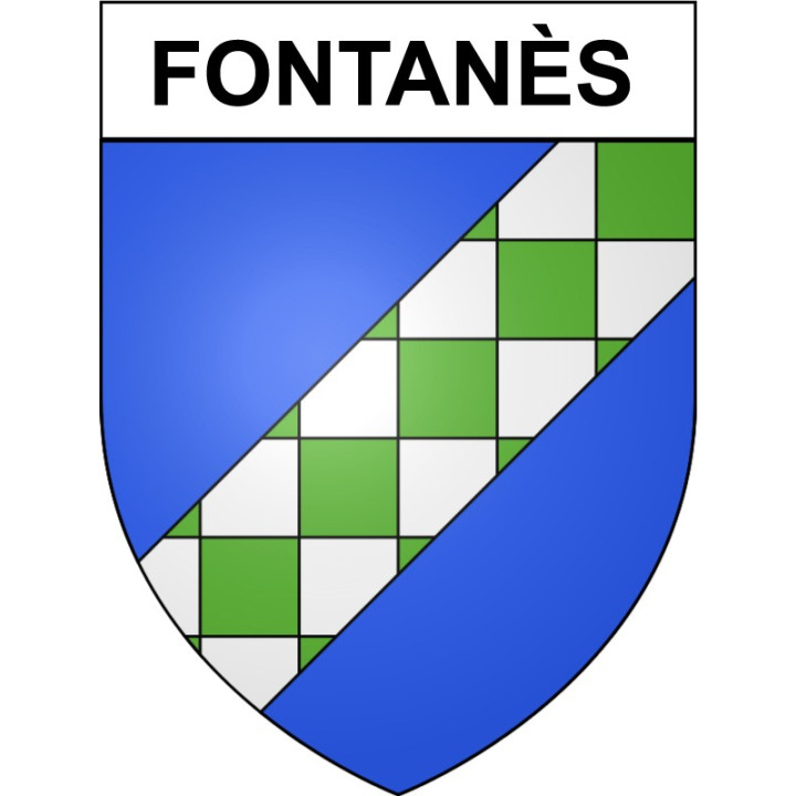 Stickers coat of arms Bazas adhesive sticker