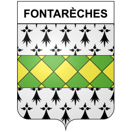 Stickers coat of arms Bazas adhesive sticker