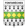 Stickers coat of arms Bazas adhesive sticker
