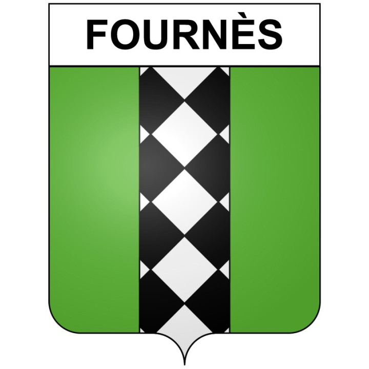 Stickers coat of arms Bazas adhesive sticker