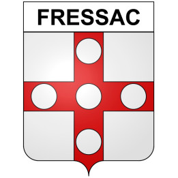 Fressac 30 ville Stickers blason autocollant adhésif