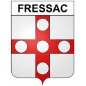 Fressac 30 ville Stickers blason autocollant adhésif