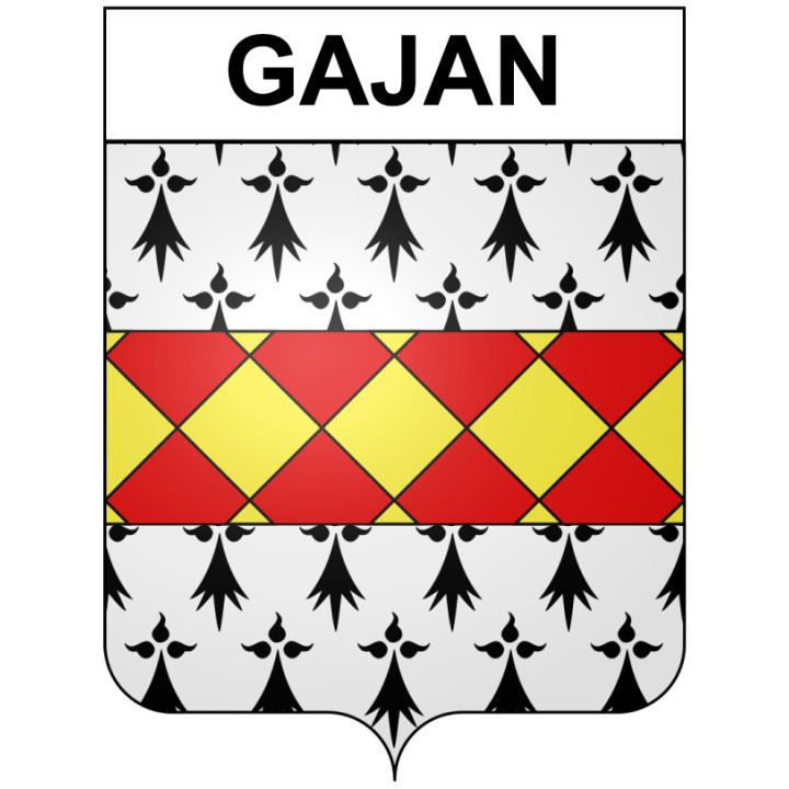 Stickers coat of arms Bazas adhesive sticker
