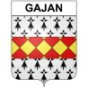Gajan 30 ville Stickers blason autocollant adhésif