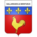 Gallargues-le-Montueux 30 ville Stickers blason autocollant adhésif