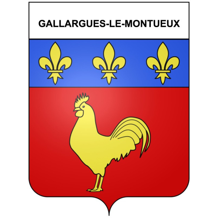 Stickers coat of arms Bazas adhesive sticker