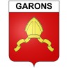 Stickers coat of arms Bazas adhesive sticker