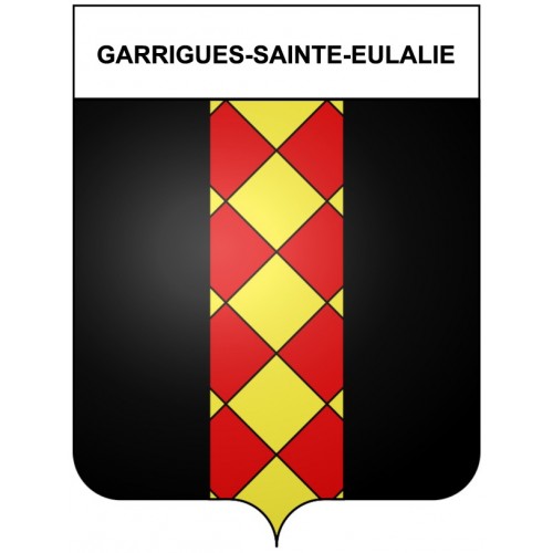 Garrigues-Sainte-Eulalie 30 ville Stickers blason autocollant adhésif