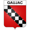 Gaujac 30 ville Stickers blason autocollant adhésif