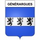 Générargues 30 ville Stickers blason autocollant adhésif