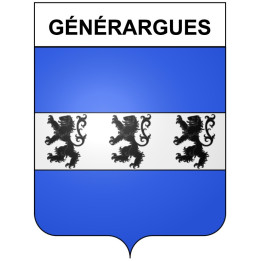 Générargues 30 ville Stickers blason autocollant adhésif