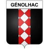 Stickers coat of arms Bazas adhesive sticker