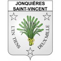Jonquières-Saint-Vincent 30 ville Stickers blason autocollant adhésif