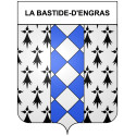 Stickers coat of arms Bazas adhesive sticker