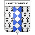 La Bastide-d'Engras 30 ville Stickers blason autocollant adhésif
