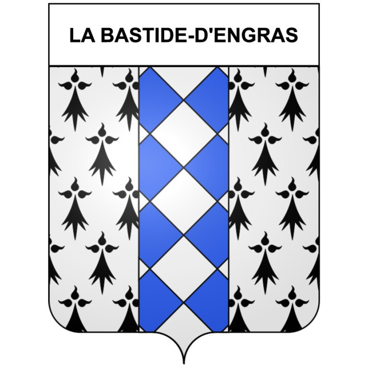 Stickers coat of arms Bazas adhesive sticker