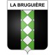 La Bruguière 30 ville Stickers blason autocollant adhésif