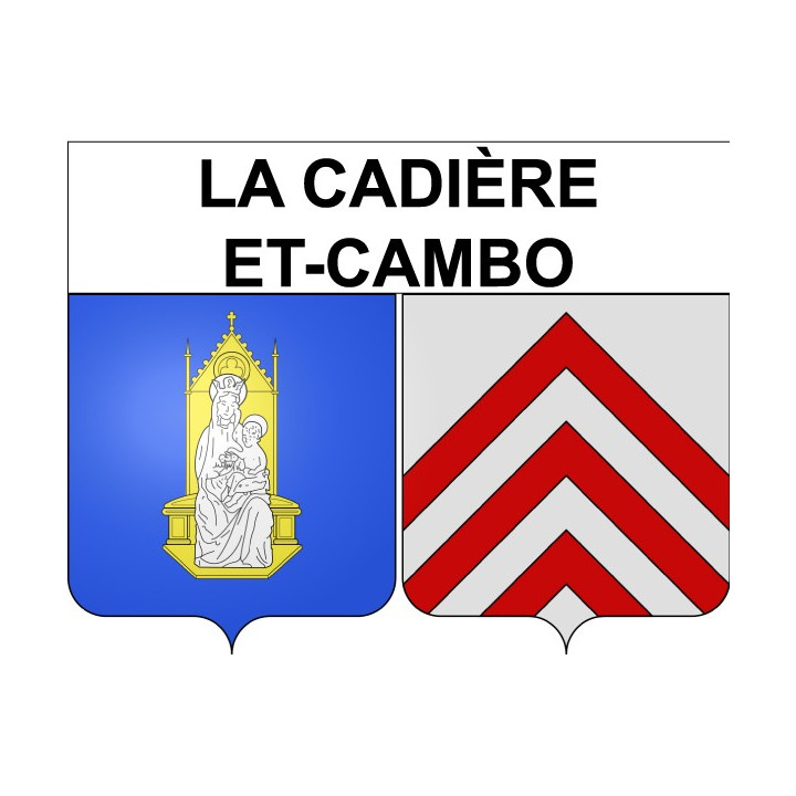 Stickers coat of arms Bazas adhesive sticker
