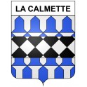 La Calmette 30 ville Stickers blason autocollant adhésif