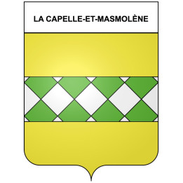La Capelle-et-Masmolène 30 ville Stickers blason autocollant adhésif