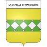 Stickers coat of arms Bazas adhesive sticker