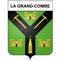 La Grand-Combe 30 ville Stickers blason autocollant adhésif