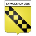 La Roque-sur-Cèze Sticker wappen, gelsenkirchen, augsburg, klebender aufkleber