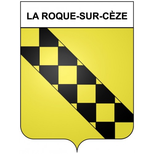 Stickers coat of arms Bazas adhesive sticker