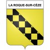 La Roque-sur-Cèze 30 ville Stickers blason autocollant adhésif