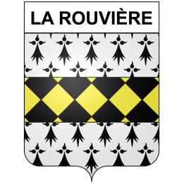 La Rouvière 30 ville Stickers blason autocollant adhésif