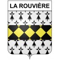La Rouvière 30 ville Stickers blason autocollant adhésif