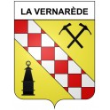 La Vernarède 30 ville Stickers blason autocollant adhésif