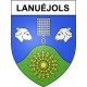 Lanuéjols 30 ville Stickers blason autocollant adhésif