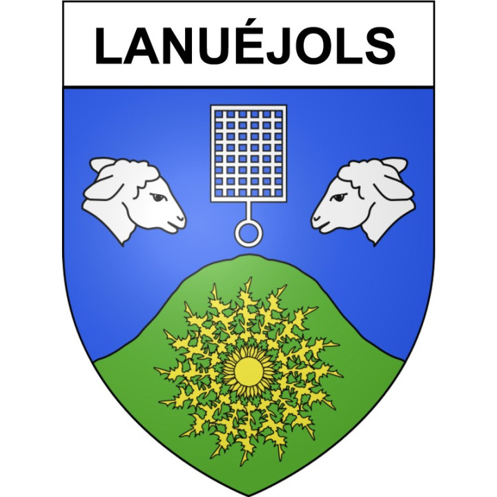 Stickers coat of arms Bazas adhesive sticker